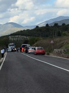 incidente verificatosi a Itri pomeriggio 16 ottobre presso cimitero e intervento eliambulanza