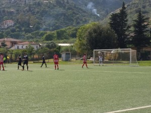 Rete del pareggio su rigore di Pepe per il Gaeta. Foto: Roberto D'Angelis