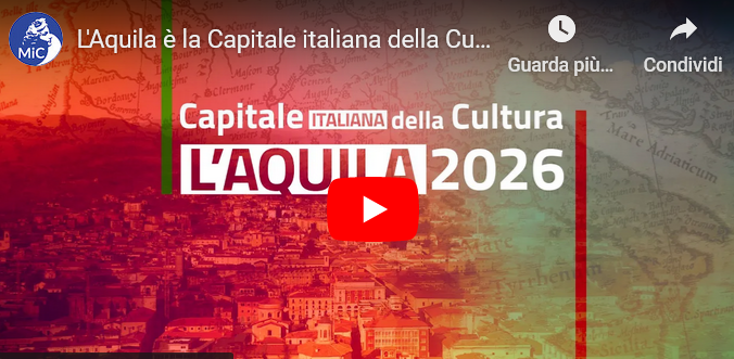 L'aquila capitale cultura 2026