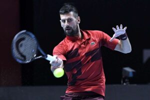 Djokovic in campo