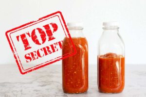 passata di pomodoro scritta top secret