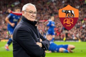 Claudio Ranieri e giocatori dell'Everton