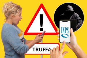 Truffa SMS logo Inps