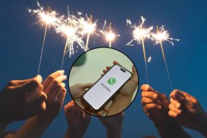 Fuochi Capodanno whatsapp smartphone