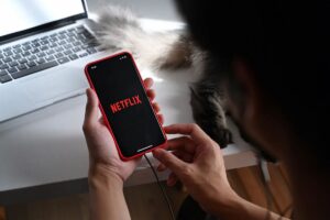 Smartphone con Netflix