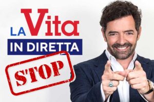 alberto matano e logo la vita in diretta