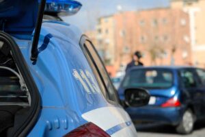 Polizia che fa multe