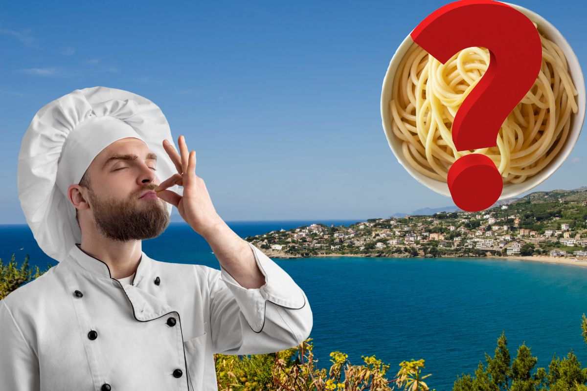 Chef Gaesta piatto di spaghetti e punto interrogativo