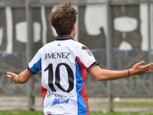 Latina Catania Jimenez dopo il gol